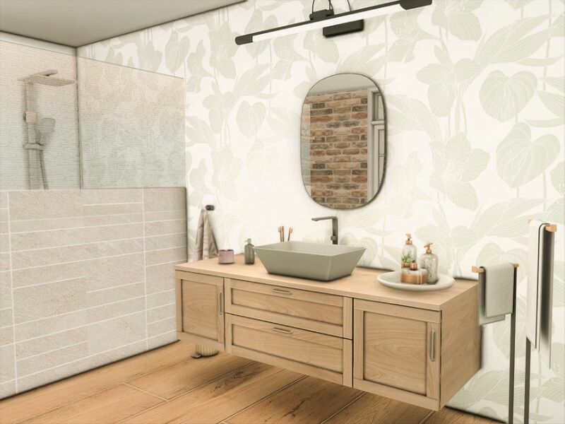 Briella Bathroom (TSR Only CC) By Xogerardine 2 sims 4 cc briella bathroom tsr only cc by xogerardine 4