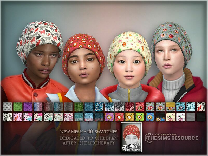 CAP For Children By Bakalia 1 CAP For Children By Bakalia Sims 4 CC