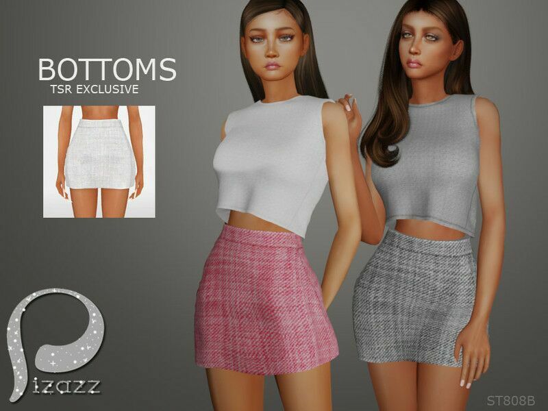 Casual Skirt 1 Casual Skirt Sims 4 CC
