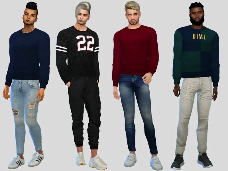 Casual Sweaters By Mclaynesims 1 Casual Sweaters By Mclaynesims Sims 4 CC