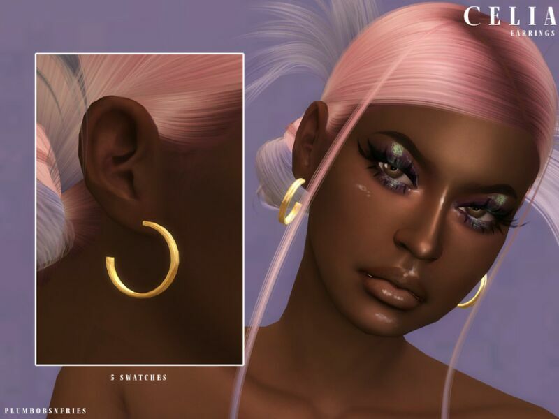 Celia | Earrings 1 Celia | Earrings Sims 4 CC