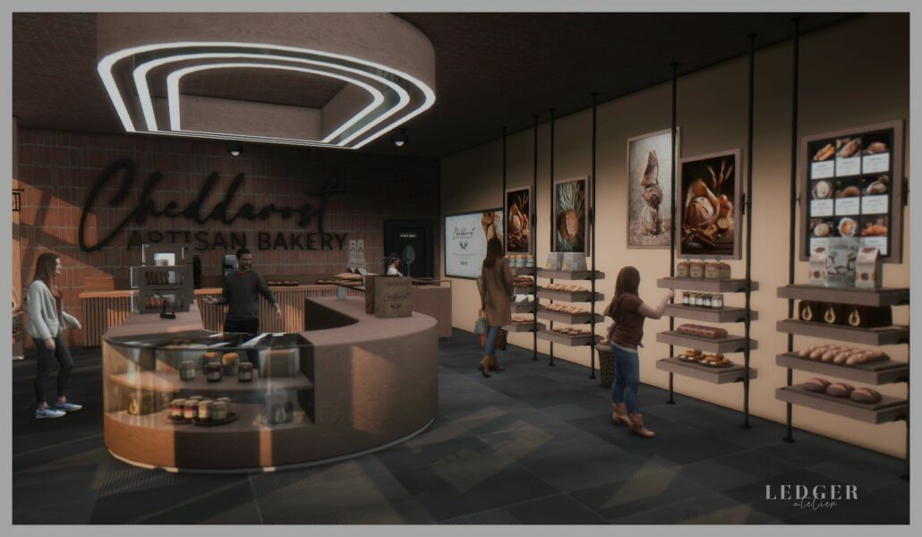 Cheddarost Bakery Part 1 10 sims 4 cc cheddarost bakery part 1 3