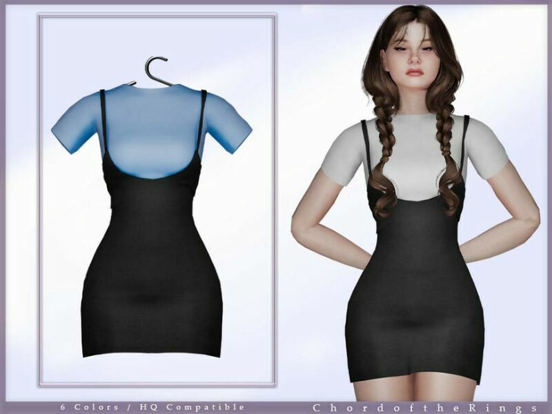 Chordoftherings Dress NO.114 By Chordoftherings 1 Chordoftherings Dress NO.114 By Chordoftherings Sims 4 CC