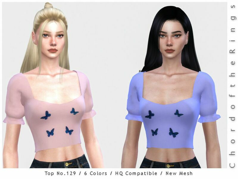 Chordoftherings TOP NO.129 By Chordoftherings 1 Chordoftherings TOP NO.129 By Chordoftherings Sims 4 CC