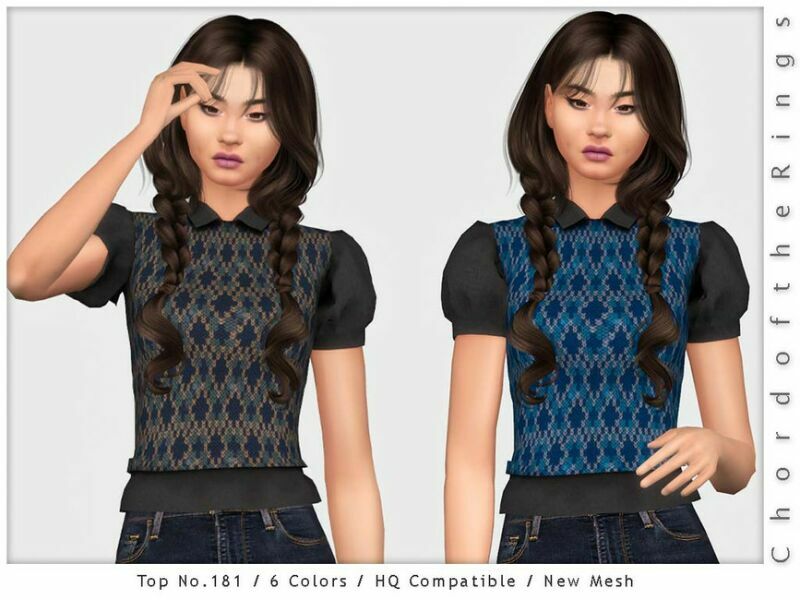 Chordoftherings TOP NO.181 By Chordoftherings 1 Chordoftherings TOP NO.181 By Chordoftherings Sims 4 CC