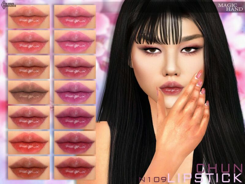 Chun Lipstick N109 By Magichand 1 Chun Lipstick N109 By Magichand Sims 4 CC