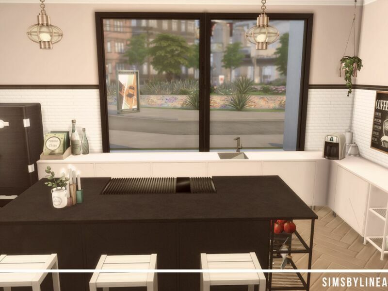 City Bungalow Kitchen By Simsbylinea 4 sims 4 cc city bungalow kitchen by simsbylinea 2