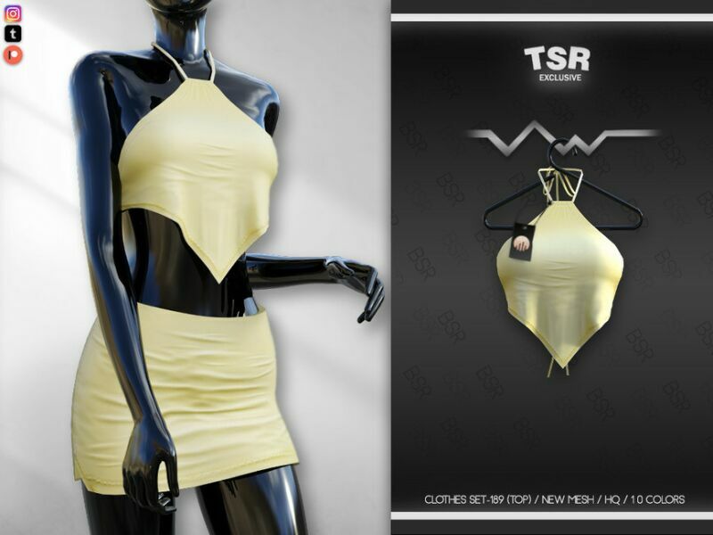 Clothes SET-189 (TOP) BD631 By Busra-Tr 1 Clothes SET-189 (TOP) BD631 By Busra-Tr Sims 4 CC