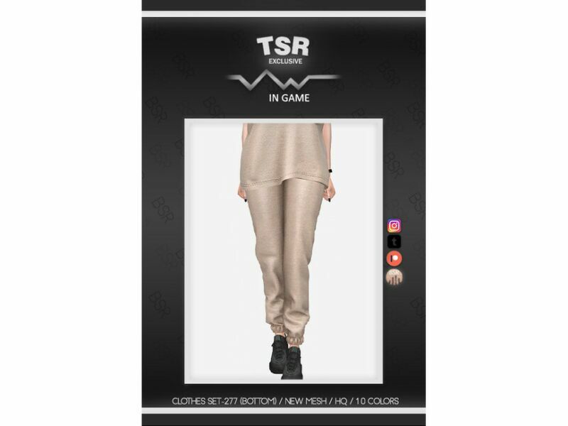 Clothes SET-277 (Bottom) BD817 By Busra-Tr 2 sims 4 cc clothes set 277 bottom bd817 by busra tr 2