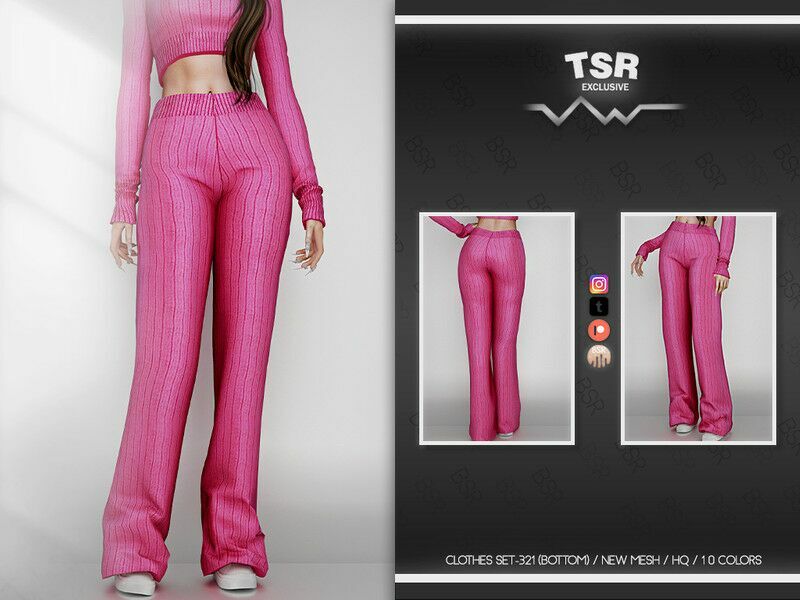 Clothes SET-321 (Bottom) BD912 By Busra-Tr 1 Clothes SET-321 (Bottom) BD912 By Busra-Tr Sims 4 CC