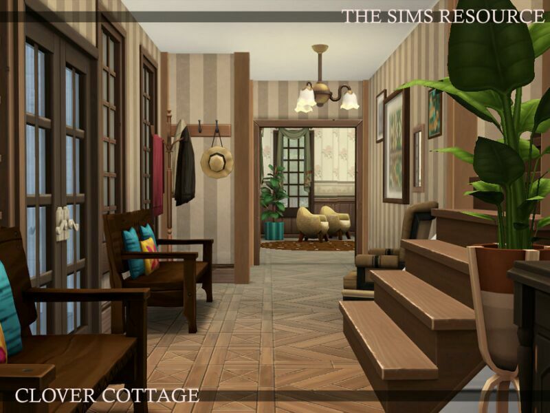 Clover Cottage | Nocc By Simzmora 5 sims 4 cc clover cottage nocc by simzmora 4