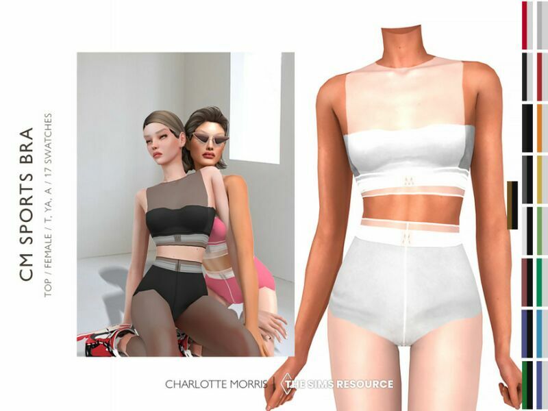 CM Sports BRA 1 CM Sports BRA Sims 4 CC
