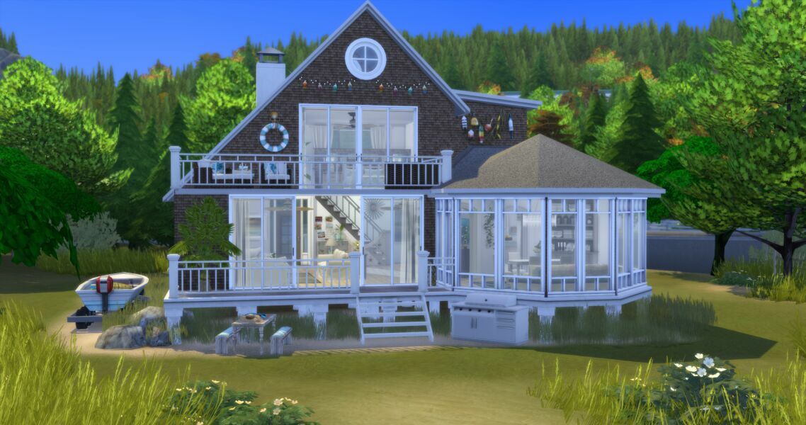 Coastal Beach House – CC Build By Similebuilds 2 sims 4 cc coastal beach house cc build by similebuilds 11