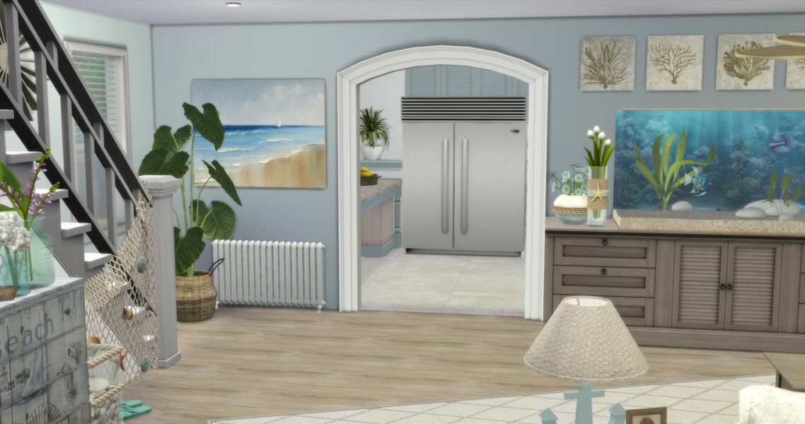 Coastal Beach House – CC Build By Similebuilds 5 sims 4 cc coastal beach house cc build by similebuilds 8