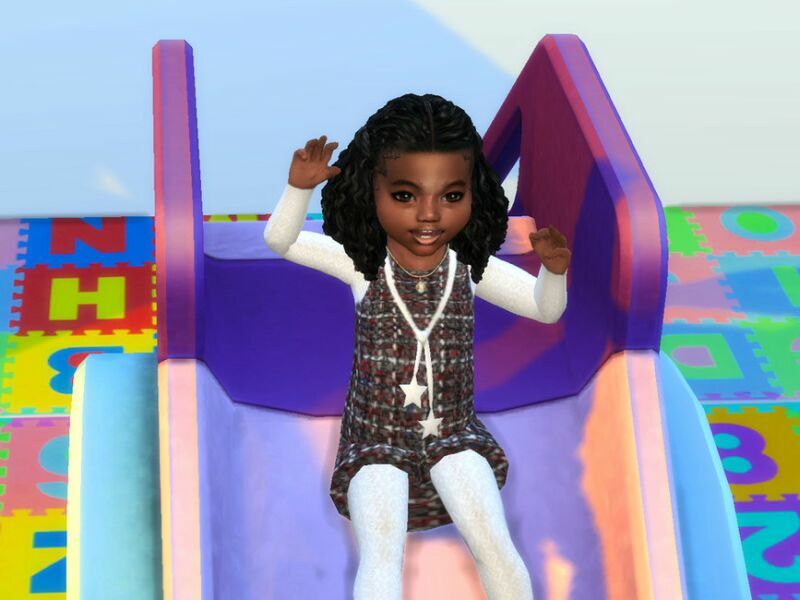 Coily Twisted Back ~ Toddler Base Compatible By Drteekaycee 3 sims 4 cc coily twisted back toddler base compatible by drteekaycee 2