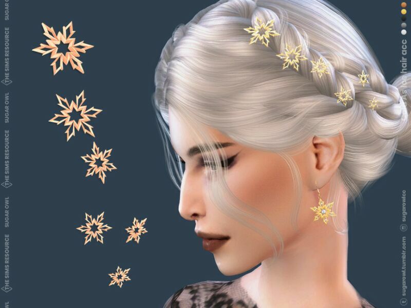 Cold AS ICE Hair ACC 1 Cold AS ICE Hair ACC Sims 4 CC