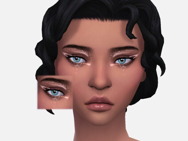 Cold Lights Eyeliner By Sagittariah 1 Cold Lights Eyeliner By Sagittariah Sims 4 CC