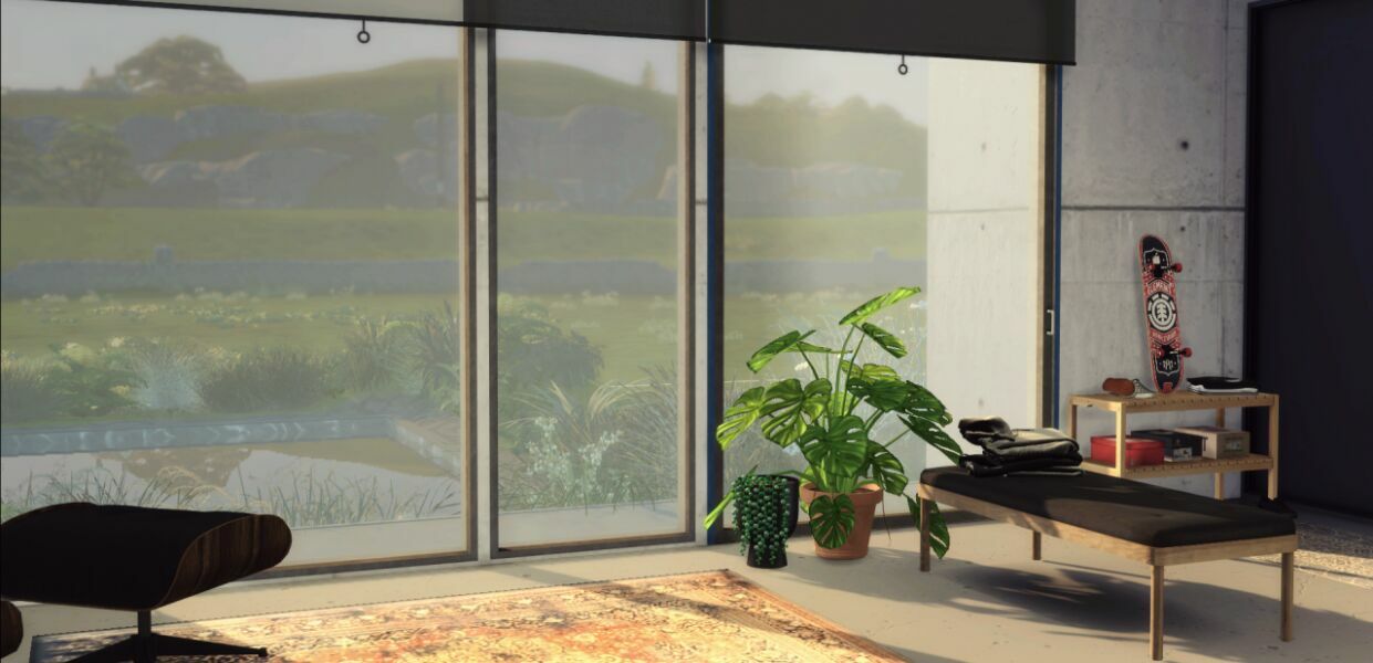 Concrete House By Marywho 3 sims 4 cc concrete house by marywho 10