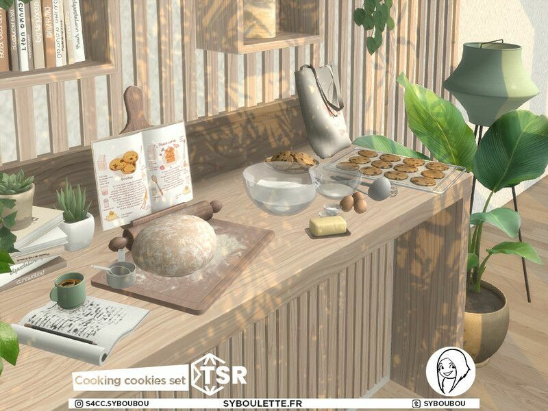 Cooking Cookies SET By Syboubou 1 Cooking Cookies SET By Syboubou Sims 4 CC