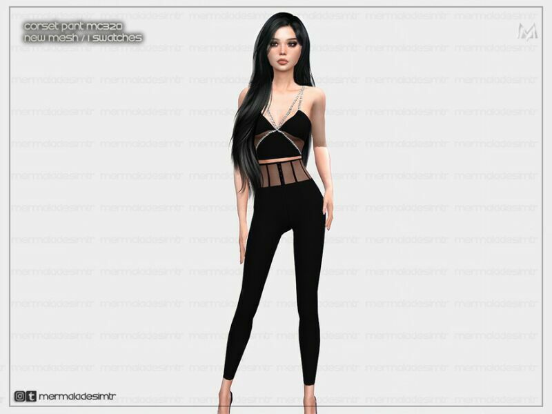 Corset Pant MC320 By Mermaladesimtr 1 Corset Pant MC320 By Mermaladesimtr Sims 4 CC