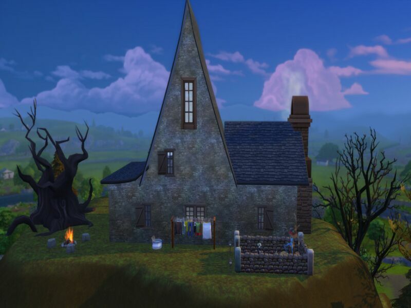 Cottage (Gloomy Witch) By Susancho93 6 sims 4 cc cottage gloomy witch by susancho93 3