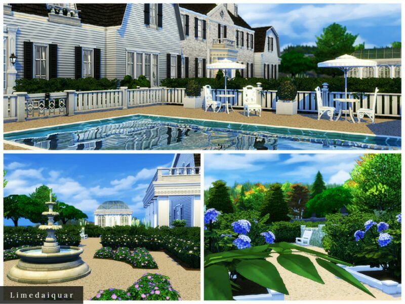 Country Estate By Limedaiquar 7 sims 4 cc country estate by limedaiquar 3