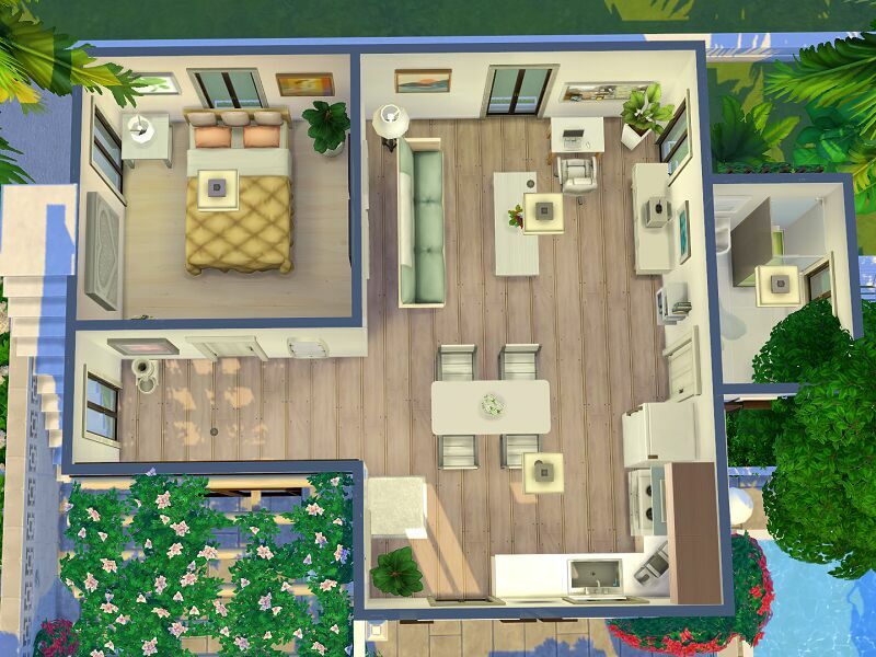 Couples First Home – NO CC By Flubs79 2 sims 4 cc couples first home no cc by flubs79 7