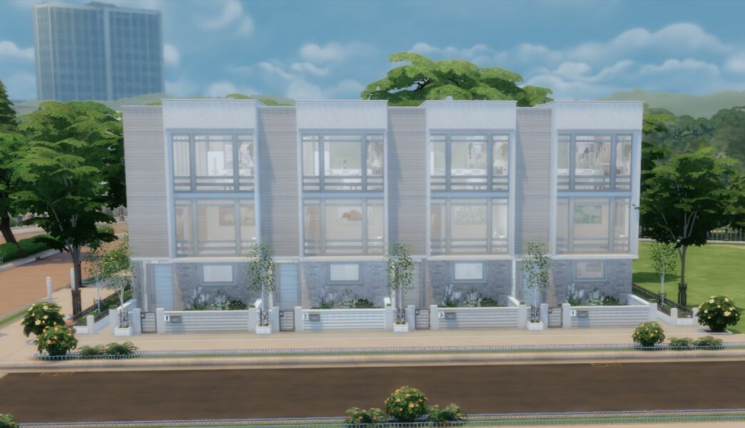 Crescent WAY Townhouses 1 Crescent WAY Townhouses Sims 4 CC