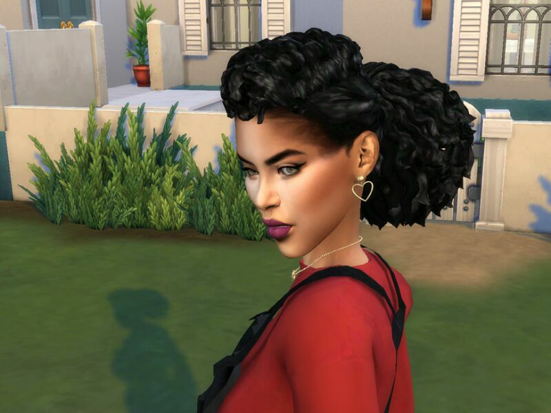 Curly TOP MOP Pony By Drteekaycee 2 sims 4 cc curly top mop pony by drteekaycee 3