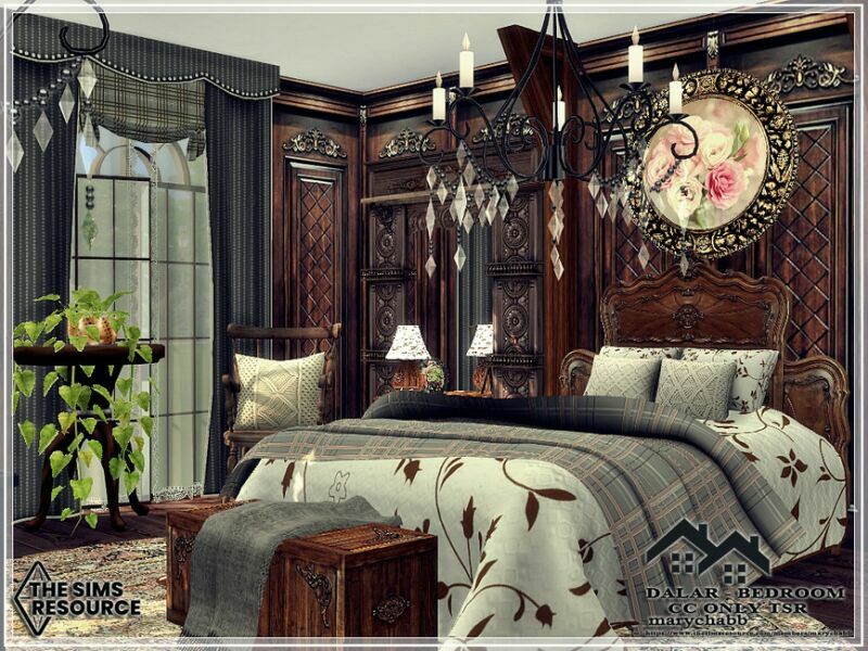 Dalar – Bedroom – CC Only TSR By Marychabb 1 Dalar – Bedroom – CC Only TSR By Marychabb Sims 4 CC