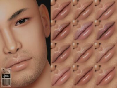 Daniel Lipstick | N58 By Cosimetic Sims 4 CC
