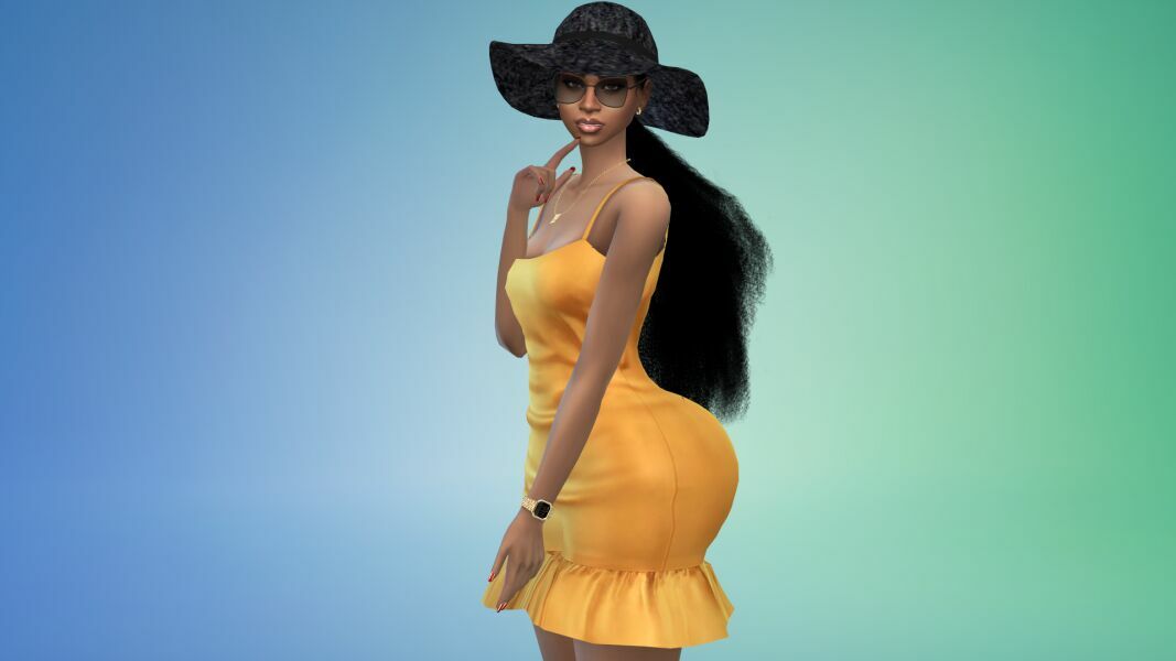 Danielle Robinson & “THE Special Curves V2” Body Preset By VTK 3 sims 4 cc danielle robinson the special curves v2 body preset by vtk 10