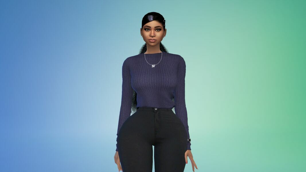 Danielle Robinson & “THE Special Curves V2” Body Preset By VTK 11 sims 4 cc danielle robinson the special curves v2 body preset by vtk 2