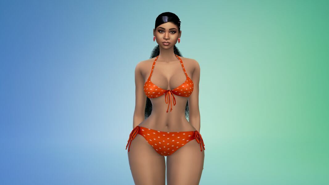 Danielle Robinson & “THE Special Curves V2” Body Preset By VTK 4 sims 4 cc danielle robinson the special curves v2 body preset by vtk 9