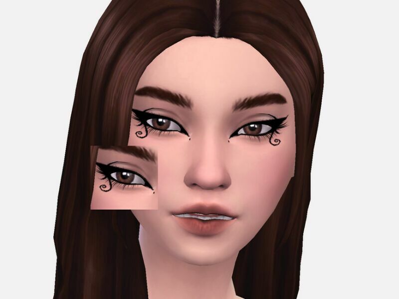 Dark Fairy Eyeliner By Sagittariah 1 Dark Fairy Eyeliner By Sagittariah Sims 4 CC