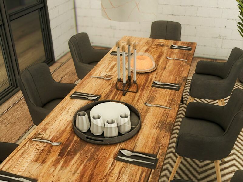 Dean Dining Room (TSR Only CC) By Xogerardine 2 sims 4 cc dean dining room tsr only cc by xogerardine 3