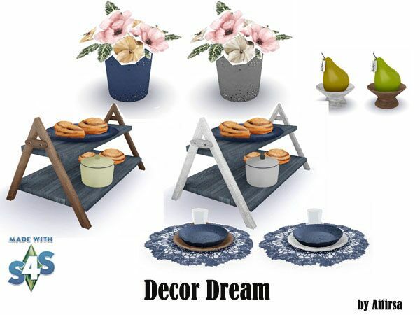 Decor Dream By Aifirsa 2 sims 4 cc decor dream by aifirsa 2