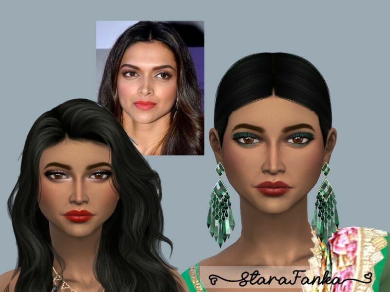 Deepika Padukone (Request) By Starafanka 1 Deepika Padukone (Request) By Starafanka Sims 4 CC