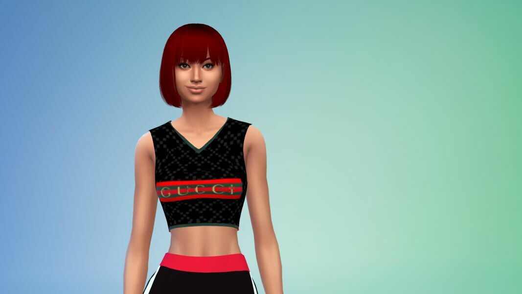 Designers’ Athletic TOP & Tights SET By VTK 9 sims 4 cc designers athletic top tights set by vtk 4