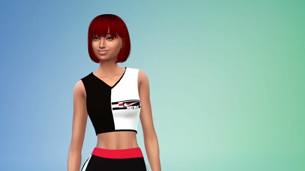 Designers’ Athletic TOP & Tights SET By VTK 7 sims 4 cc designers athletic top tights set by vtk 6