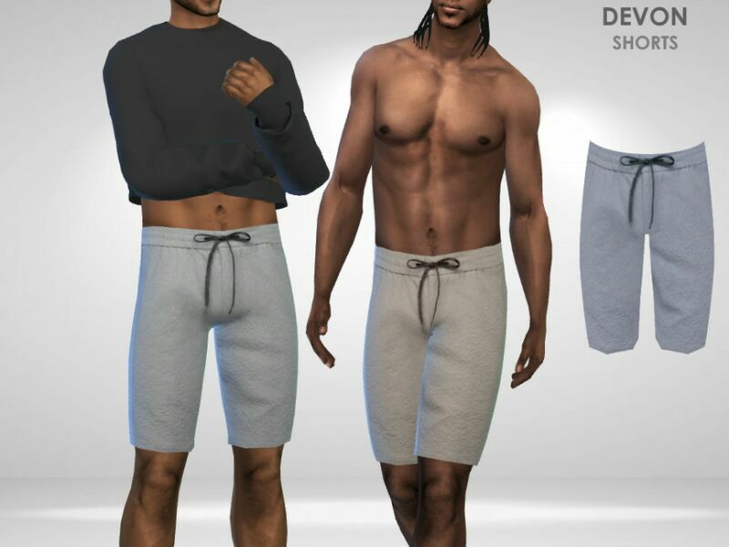 Devon Shorts By Puresim 1 Devon Shorts By Puresim Sims 4 CC