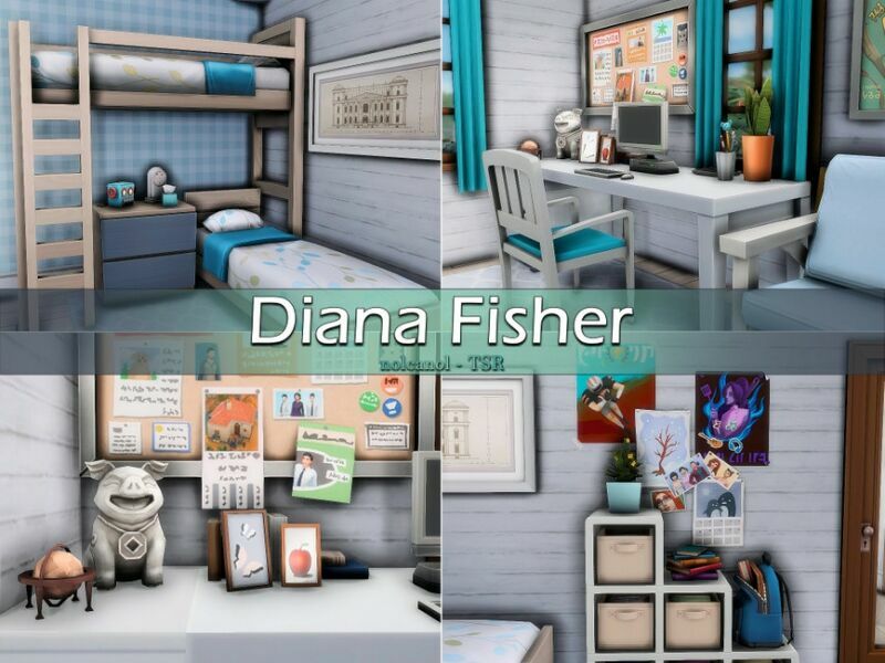 Diana Fisher / NO CC By Nolcanol 2 sims 4 cc diana fisher no cc by nolcanol 5