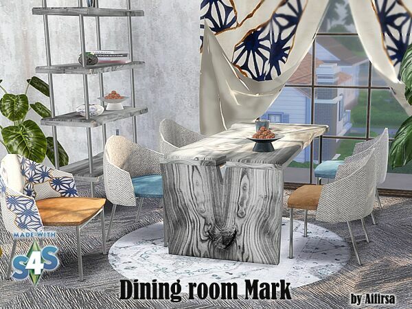 Dining Room Mark By Aifirsa 3 sims 4 cc dining room mark by aifirsa 2