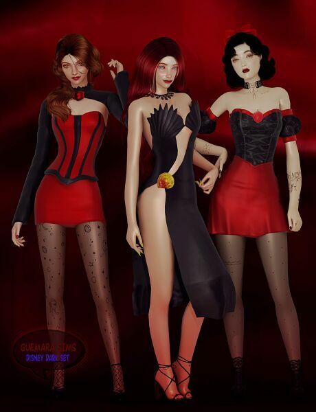 Disney Dark Collection 1 Disney Dark Collection Sims 4 CC