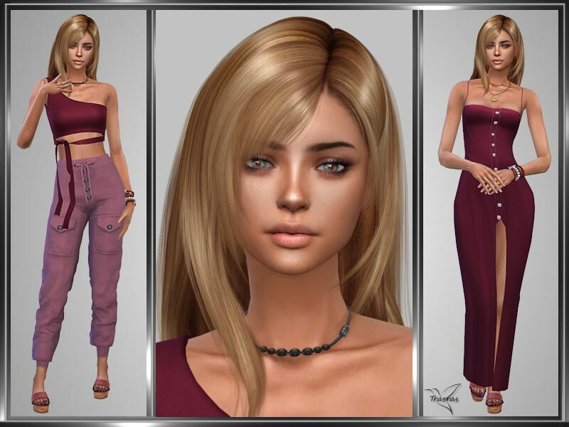 Dominique Durand By Trasras 1 Dominique Durand By Trasras Sims 4 CC