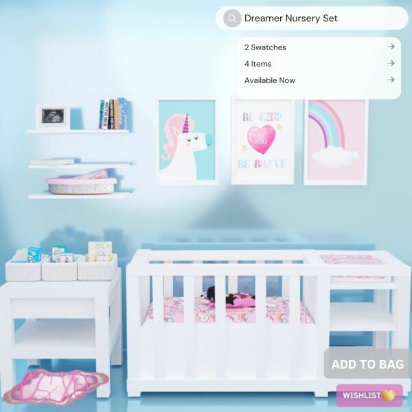 Dreamer Nursery 🍼 1 Dreamer Nursery 🍼 Sims 4 CC