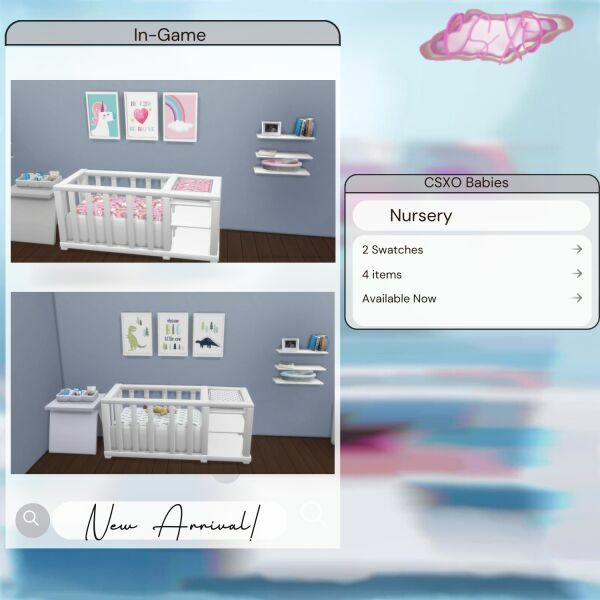 Dreamer Nursery 🍼 2 sims 4 cc dreamer nursery 🍼 3