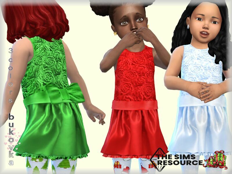 Dress HH By Bukovka 1 Dress HH By Bukovka Sims 4 CC