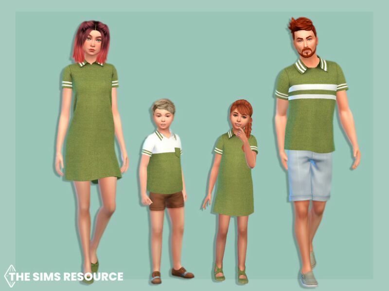 Dress With Stripes And Polo Collar Adult By Mysteriousoo 2 sims 4 cc dress with stripes and polo collar adult by mysteriousoo 2