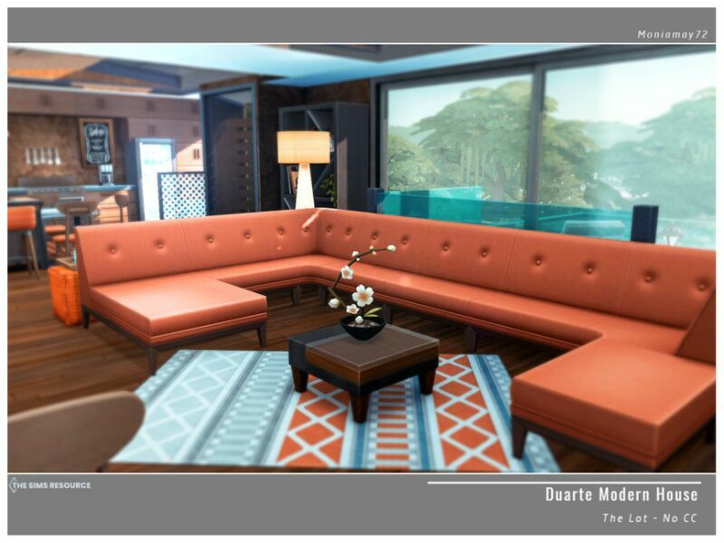 Duarte Modern House NO CC By Moniamay72 3 sims 4 cc duarte modern house no cc by moniamay72 6